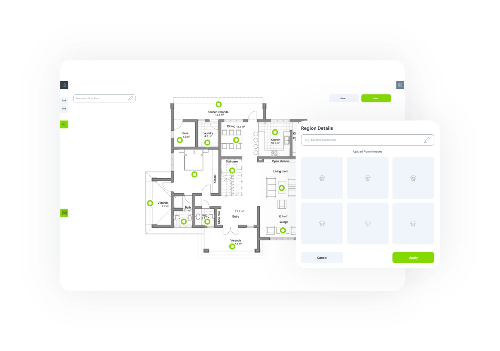 Floor Mapping Program Slick Floor Plan – Web-based interactive mapping solution designed for ...